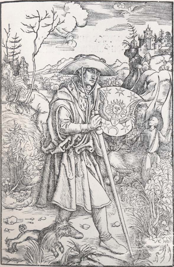 Albrecht Durer Jean Charlier de gerson as a pligrim